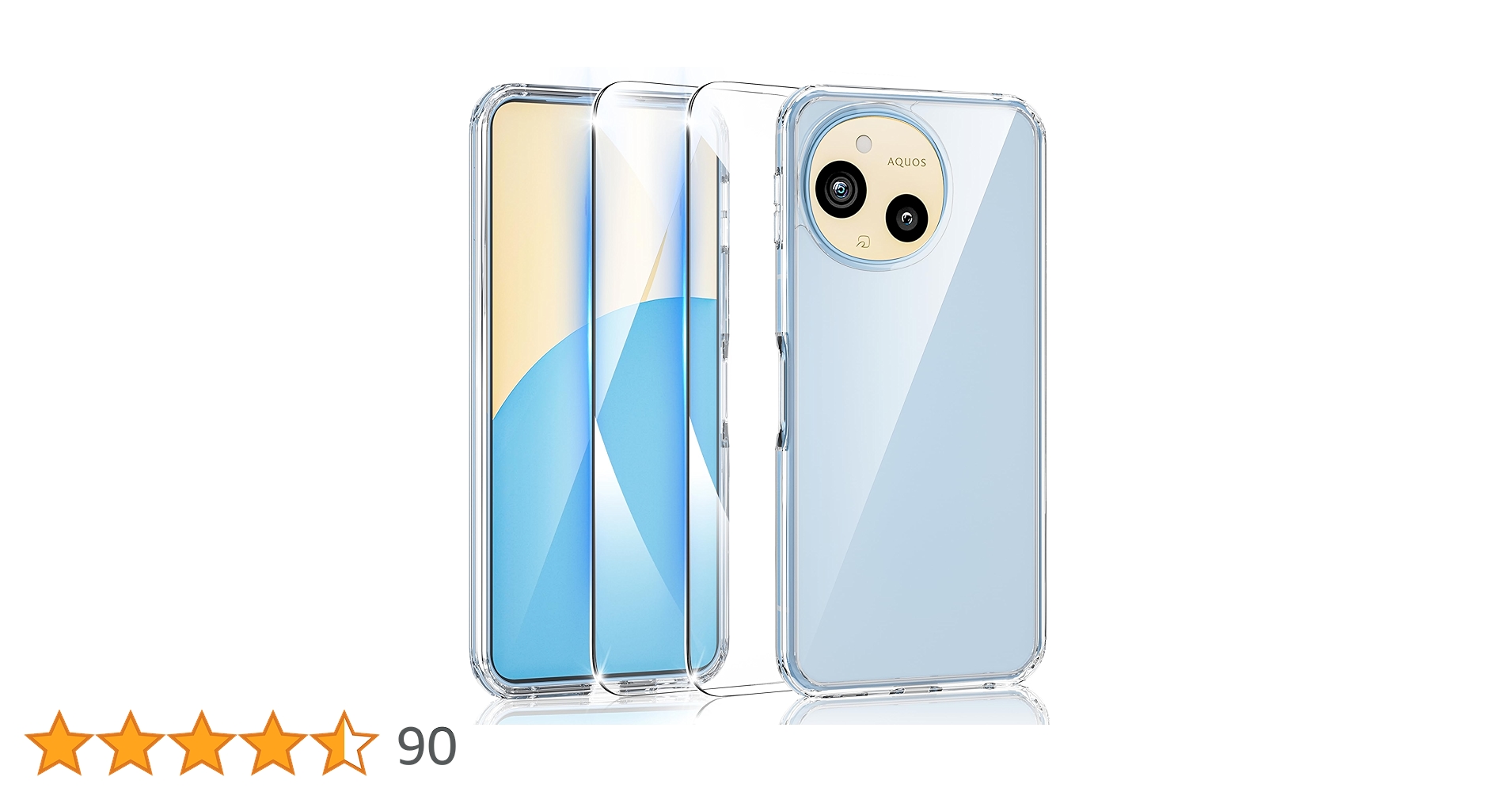 AQUOS sense 9 本体 フィルム、ケース付き AQUOS ガラスフィルム付 sense 9 / 8/ 7 6 wish 5 4 3 2 手帳型